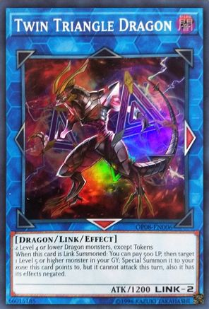 Twin Triangle Dragon (OP08-EN006) - OTS Tournament Pack 8 Unlimited-1