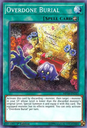 Overdone Burial (MP18-EN143) - 2018 Mega-Tins Mega Pack 1st Edition-1