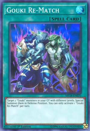 Gouki Re-Match (MP18-EN070) - 2018 Mega-Tins Mega Pack 1st Edition-1