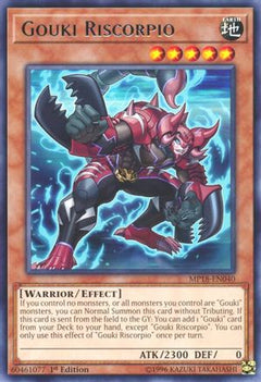 Gouki Riscorpio (MP18-EN040) - 2018 Mega-Tins Mega Pack 1st Edition-1