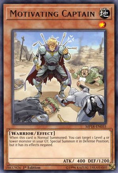 Motivating Captain (MP18-EN055) - 2018 Mega-Tins Mega Pack 1st Edition-1