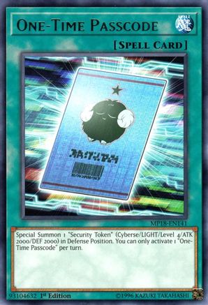 One-Time Passcode (MP18-EN141) - 2018 Mega-Tins Mega Pack 1st Edition-1