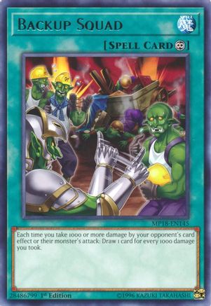 Backup Squad (MP18-EN145) - 2018 Mega-Tins Mega Pack 1st Edition-1