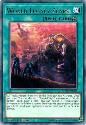 World Legacy Scars (MP18-EN205) - 2018 Mega-Tins Mega Pack 1st Edition-1