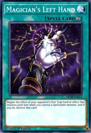 Magician's Left Hand (MP18-EN013) - 2018 Mega-Tins Mega Pack 1st Edition-1