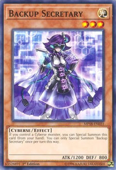 Backup Secretary (MP18-EN031) - 2018 Mega-Tins Mega Pack 1st Edition-1