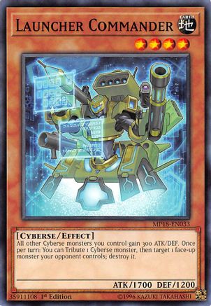Launcher Commander (MP18-EN033) - 2018 Mega-Tins Mega Pack 1st Edition-1