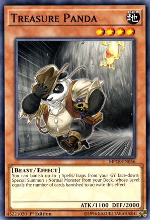 Treasure Panda (MP18-EN056) - 2018 Mega-Tins Mega Pack 1st Edition-1