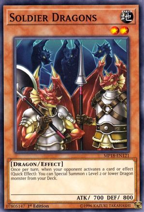 Soldier Dragons (MP18-EN121) - 2018 Mega-Tins Mega Pack 1st Edition-1