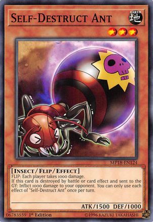 Self-Destruct Ant (MP18-EN124) - 2018 Mega-Tins Mega Pack 1st Edition-1