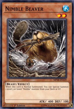 Nimble Beaver (MP18-EN129) - 2018 Mega-Tins Mega Pack 1st Edition-1