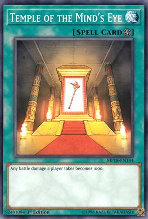 Temple of the Mind's Eye (MP18-EN144) - 2018 Mega-Tins Mega Pack 1st Edition