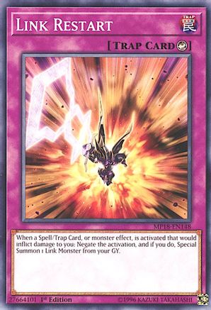 Link Restart (MP18-EN148) - 2018 Mega-Tins Mega Pack 1st Edition-1
