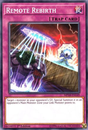 Remote Rebirth (MP18-EN149) - 2018 Mega-Tins Mega Pack 1st Edition-1