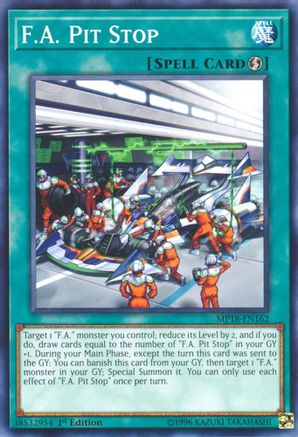 F.A. Pit Stop (MP18-EN162) - 2018 Mega-Tins Mega Pack 1st Edition-1