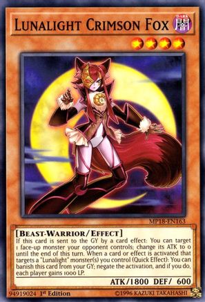 Lunalight Crimson Fox (MP18-EN163) - 2018 Mega-Tins Mega Pack 1st Edition-1