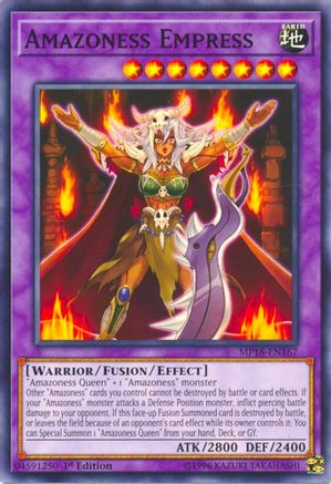 Amazoness Empress (MP18-EN167) - 2018 Mega-Tins Mega Pack 1st Edition-1
