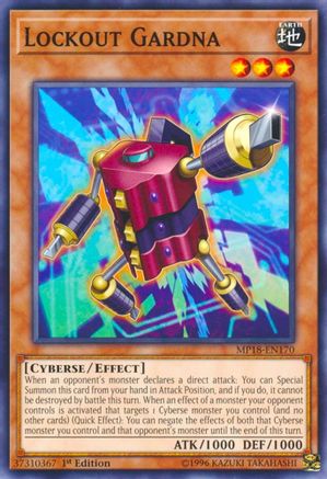 Lockout Gardna (MP18-EN170) - 2018 Mega-Tins Mega Pack 1st Edition-1