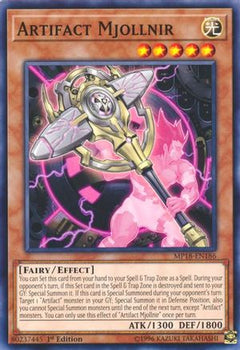Artifact Mjollnir (MP18-EN186) - 2018 Mega-Tins Mega Pack 1st Edition-1