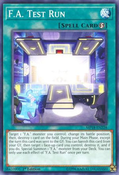 F.A. Test Run (MP18-EN228) - 2018 Mega-Tins Mega Pack 1st Edition-1