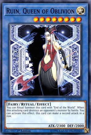 Ruin, Queen of Oblivion (MP18-EN231) - 2018 Mega-Tins Mega Pack 1st Edition-1