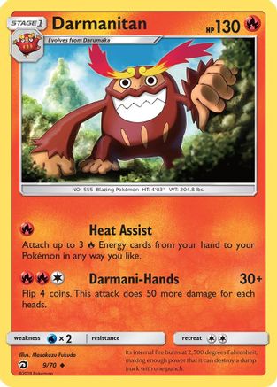 Darmanitan/70 - Dragon Majesty Reverse Holofoil