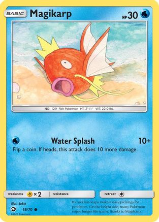 Magikarp 19/70 - Dragon Majesty Reverse Holofoil-1