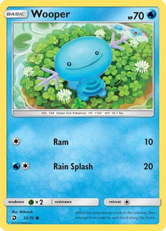 Wooper 25/70 - Dragon Majesty Reverse Holofoil-1