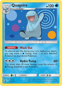 Quagsire 26/70 - Dragon Majesty Reverse Holofoil-1