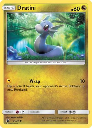 Dratini (34) 34/70 - Dragon Majesty-1