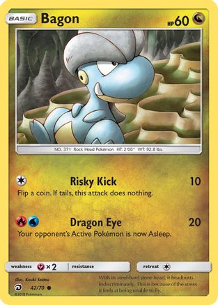 Bagon/70 - Dragon Majesty Reverse Holofoil