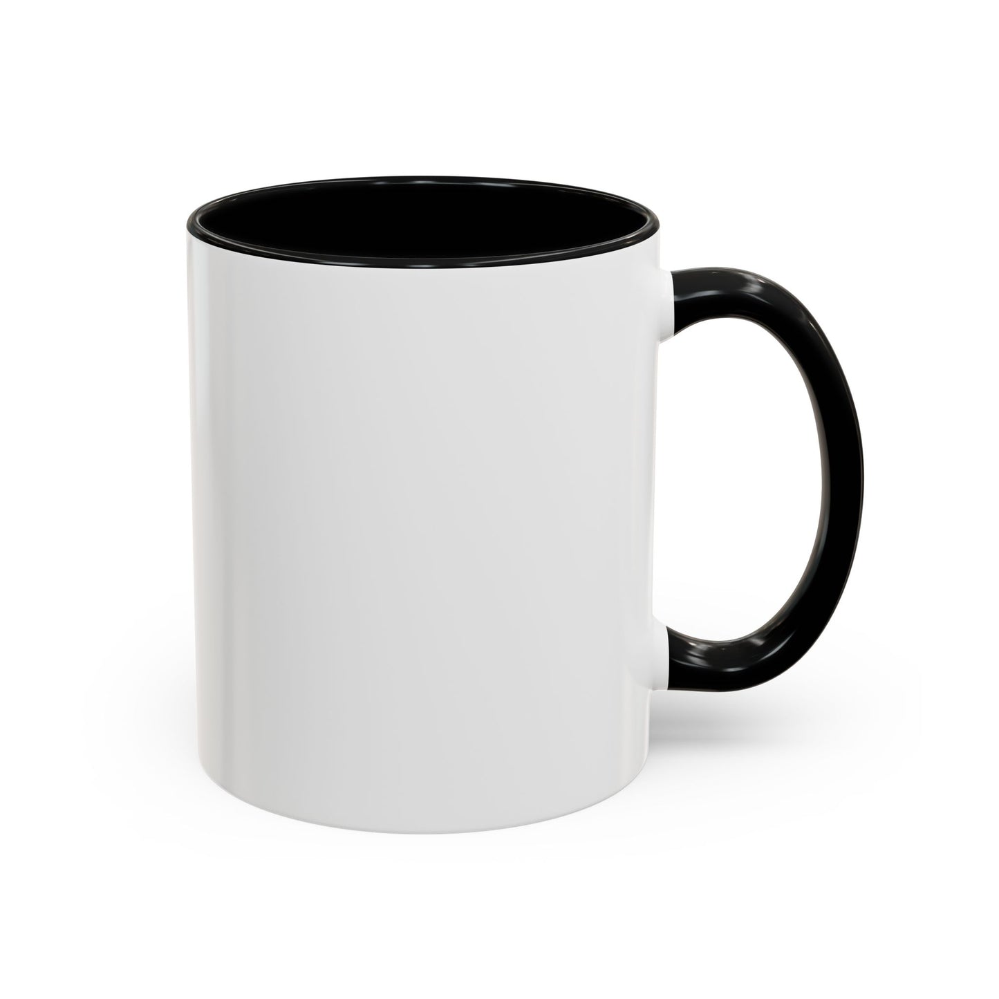 If I'm Quiet Smiling Back Away Slowly Mug | Accent Coffee Mug, Black Handle