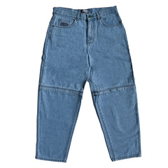 Frosted Skateboards 'Transformer' Baggy Jeans - Light Blue-1
