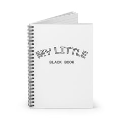 My Little Black Book Spiral Notebook-2
