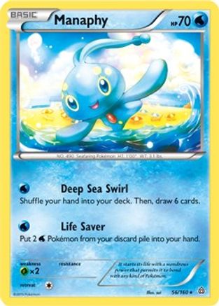 Manaphy - 56/160 (Battle Arena Deck Exclusive) - Deck Exclusives-1