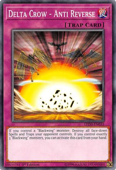 Delta Crow - Anti Reverse (LED3-EN033) - Legendary Duelists: White Dragon Abyss 1st Edition-1