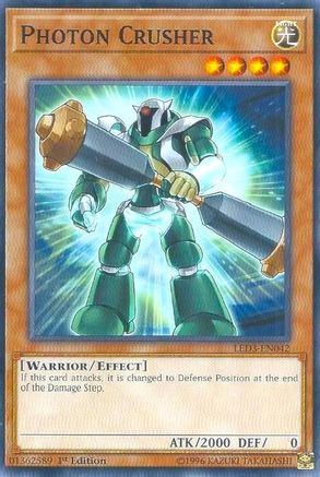 Photon Crusher (LED3-EN042) - Legendary Duelists: White Dragon Abyss 1st Edition-1