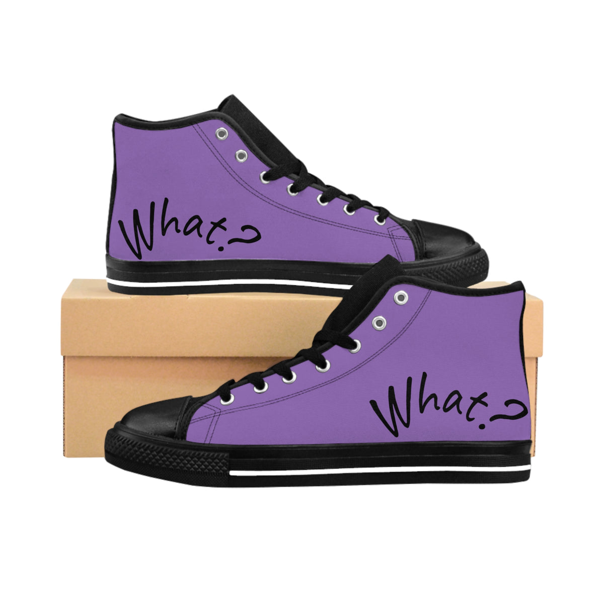 What? Trendy High-Top Sneakers