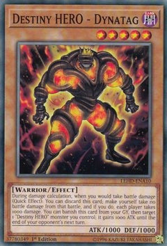 Destiny HERO - Dynatag (LEHD-ENA10) - Legendary Hero Decks 1st Edition-1