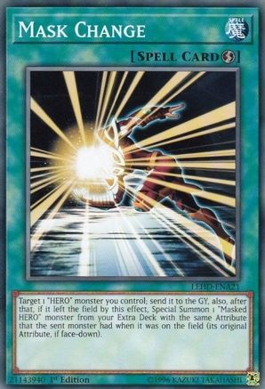 Mask Change (LEHD-ENA21) - Legendary Hero Decks 1st Edition-1