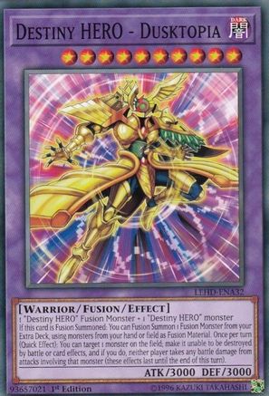 Destiny HERO - Dusktopia (LEHD-ENA32) - Legendary Hero Decks 1st Edition-1