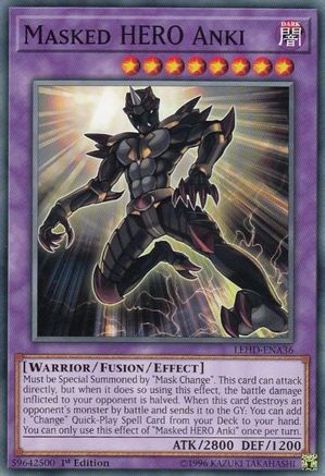 Masked HERO Anki (LEHD-ENA36) - Legendary Hero Decks 1st Edition-1