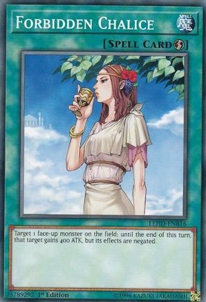 Forbidden Chalice (LEHD-ENB16) - Legendary Hero Decks 1st Edition-1