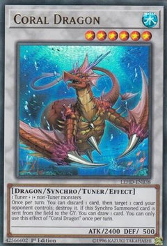 Coral Dragon (LEHD-ENB38) - Legendary Hero Decks 1st Edition-1