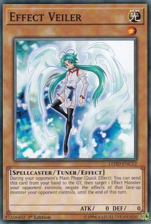 Effect Veiler (LEHD-ENC12) - Legendary Hero Decks 1st Edition