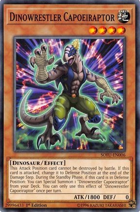 Dinowrestler Capoeiraptor (SOFU-EN006) - Soul Fusion 1st Edition-1