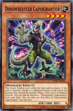 Dinowrestler Capoeiraptor (SOFU-EN006) - Soul Fusion 1st Edition-1