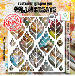 AALL and Create 6"x6" Stencil - #178 - Crisp Tulips-1