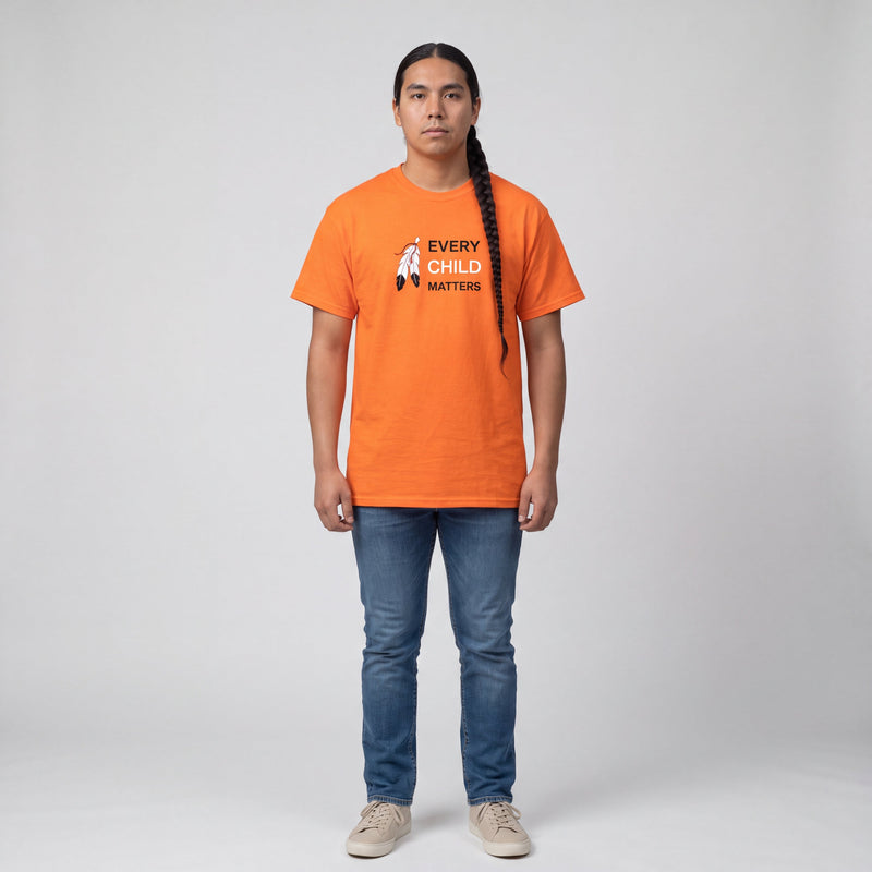 Every Child Matters Shirt (Feathers)-1