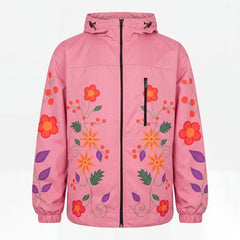 Pink Spring Blossom Windbreaker-3